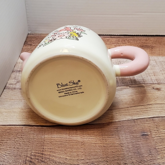 Blue Sky Hello Kitty and Friends Teapot with Lid Porcelain teal bow.NWOT - Picture 4 of 5